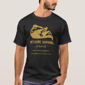 Retro Broom Cleaning Service T-shirt (Voorkant)