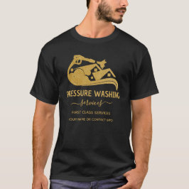 Retro Broom Cleaning Service T-shirt