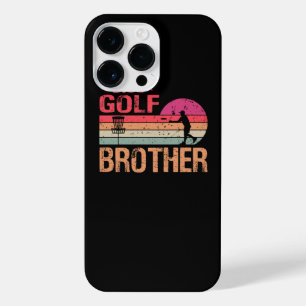 Retro Brother Disk Golf Frisbee Frolf Brot iPhone 14 Pro Max Hoesje