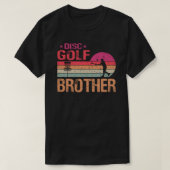Retro Brother Disk Golf Frisbee Frolf Brot T-shirt (Design voorkant)