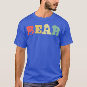 Retro Brown Beer -  Grizzly Beer Natuur Bea T-shirt