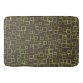 Retro Brown Limoen Bathroom Bath Mat Rug (Voorkant)