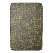 Retro Brown Limoen Bathroom Bath Mat Rug (Voorkant Verticaal)