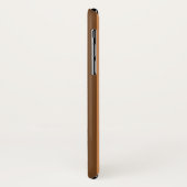 Retro brown snoep stripes uit de jaren zeventig Case-Mate iPhone case (Achterkant/links)