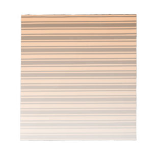 Retro brown snoep stripes uit de jaren zeventig notitieblok