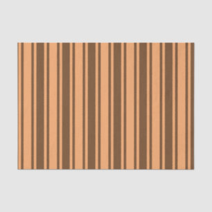 Retro brown snoep stripes uit de jaren zeventig tissuepapier