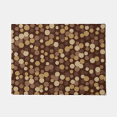 Retro Brown Stippen Doormat Rug Gift Deurmat (Voorkant)