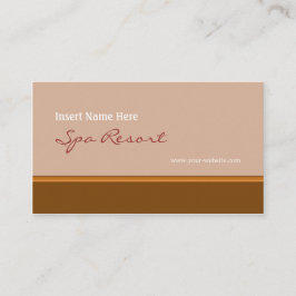 Retro Brown Visitekaartje