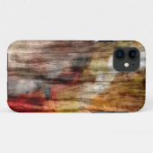  Retro Brown Wood Abstracte Kunst Case-Mate iPhone Case (Achterkant (horizontaal))