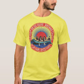 Retro Browns Canyon Rafting. T-shirt (Voorkant)