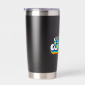 Retro Bruh Geïsoleerde Drinkbeker (Rechts)