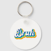 Retro Bruh Sleutelhanger (Voorkant)