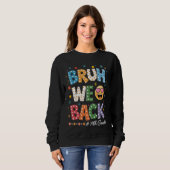 Retro Bruh We Back 7e klassers T-shirt -Cool eerst (Voorkant volledig)