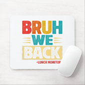 Retro Bruh We zijn terug Lunch Monitors Grappig te Muismat (Met muis)