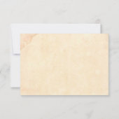  Retro Bruid Bruidegom Romantische Classic Wedding RSVP Kaartje (Achterkant)