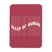 Retro Bruid Bruidsmeisje Magneet (Verticaal)