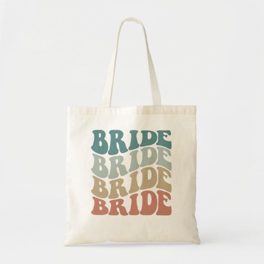 Retro Bruid Tote Bag (Voorkant)