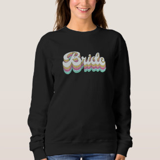 Retro Bruid Vintage Bruidsmeisje Afscheid Als Meis Trui