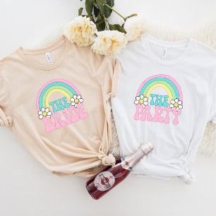 Retro Bruidsfeest Jonggezellenfeest, Bruiloftsfees T-shirt