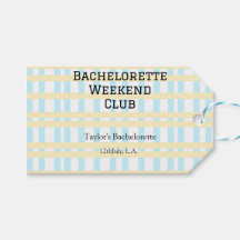 RETRO BRUIDSFEEST WEEKEND CLUB BLAUW GEEL DATUM