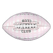 RETRO BRUIDSFEEST WEEKEND CLUB ROZE ORANJE DATUM AMERICAN FOOTBALL (Voorkant)