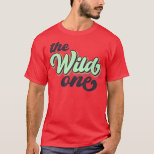 Retro bruidsmeisje vrijgezellenfeest bruid de wild t-shirt