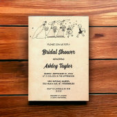  Retro Bruidsmeisjes Stripboek Vrijgezellenfeest Kaart