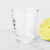 Retro Bruiloft in Mid Century-stijl Shot Glas (Rechts)