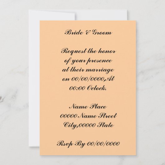 retro,,bruiloft kaart (Achterkant)