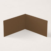 Retro Bruin en Oranje Visitekaartje (Binnen)