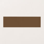 Retro Bruin en Oranje Visitekaartje (Binnenkant ongevouwen)