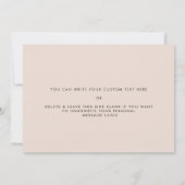 Retro bruin Naar mijn bruidegom op onze trouwdagka (Achterkant)