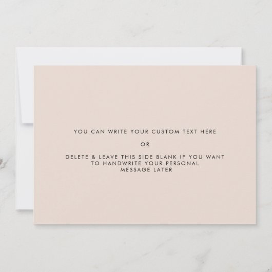 Retro bruin Naar mijn bruidegom op onze trouwdagka (Achterkant)