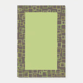 Retro Bruine Post-it Briefjes Post-it® Notes (Voorkant)