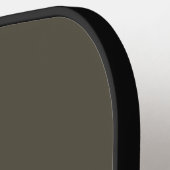 Retro Bruine Rode Racing Verticale Strepen Pickleball Paddle (Links Detail)