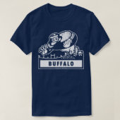 Retro Brute Buffel Wit T-shirt (Design voorkant)