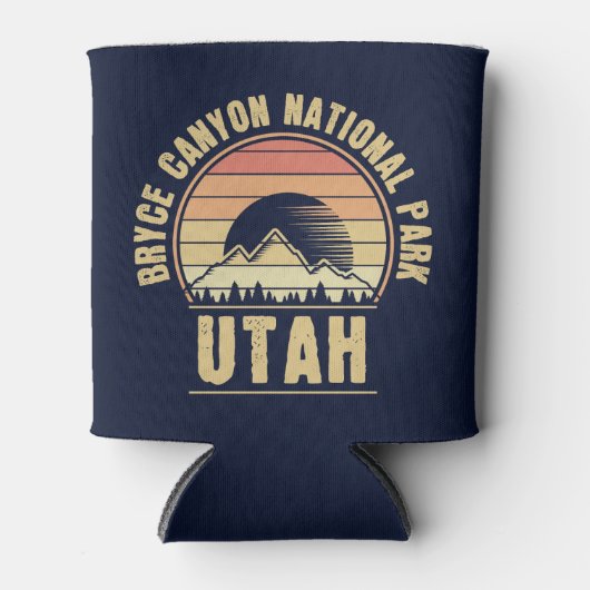 Retro Bryce Canyon National Park Utah Blikjeskoeler (Voorkant)