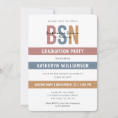 Retro BSN Verpleegschool Afstuderen RN Kaart (Voorkant)