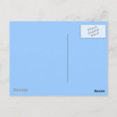 Retro Bubble Bath Girl Briefkaart (Achterkant)