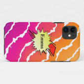 Retro bubble color comic Case-Mate iPhone case (Achterkant (horizontaal))