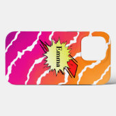 Retro bubble color comic Case-Mate iPhone case (Achterkant (horizontaal))