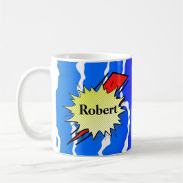 Retro bubble color comic koffiemok