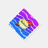 Retro bubble color comic servet (Hoek)