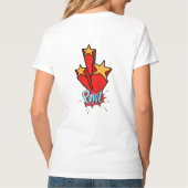 Retro bubble color comic t-shirt (Achterkant)