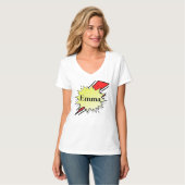 Retro bubble color comic t-shirt (Voorkant volledig)