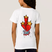 Retro bubble color comic t-shirt (Achterkant)