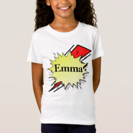 Retro bubble color comic t-shirt