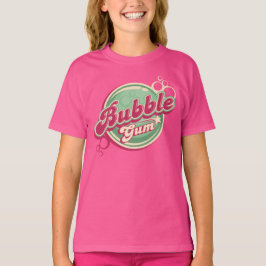 Retro Bubble Gum Design for Birthdays of School T-shirt
