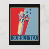 Retro Bubble Tea Gift Mannen Bubble Tea Boba Tea T Briefkaart (Voorkant)