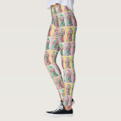Retro Bubblegum machine Leggings (Links)